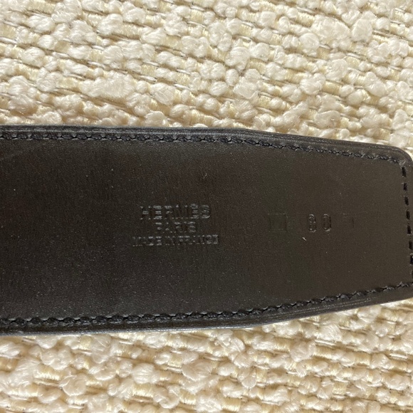 Hermès belt with silver buckle main image 5